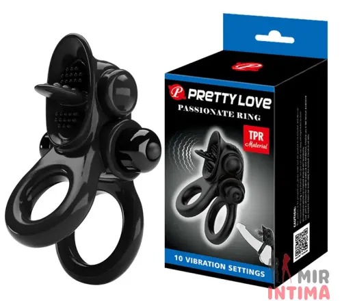 Эрекционное виброкольцо Pretty Love Passionate Ring Эрекционное виброкольцо Pretty Love Passionate Ring