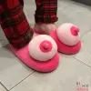Мужские комнатные тапочки SLIPPER BOOBS PINK - 1