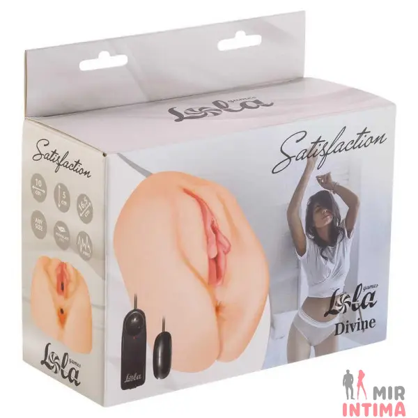 Реалистичный вибро-мастурбатор Satisfaction Divine - 2 Реалистичный вибро-мастурбатор Satisfaction Divine - 2