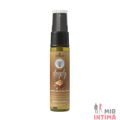 Спрей для минета Sensuva Deeply Love You Salted Caramel для глубокого минета, 29 мл