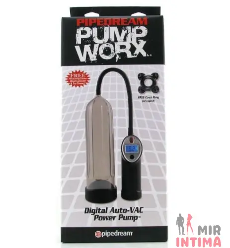 Автоматическая помпа для пениса Pump Worx Digital Auto-Vac
