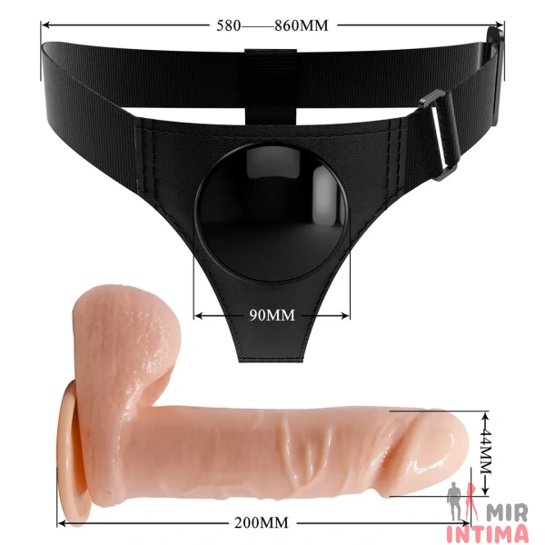 Женский страпон Pretty Love - HARNESS BRIEFS Tom - 6 Женский страпон Pretty Love - HARNESS BRIEFS Tom - 6