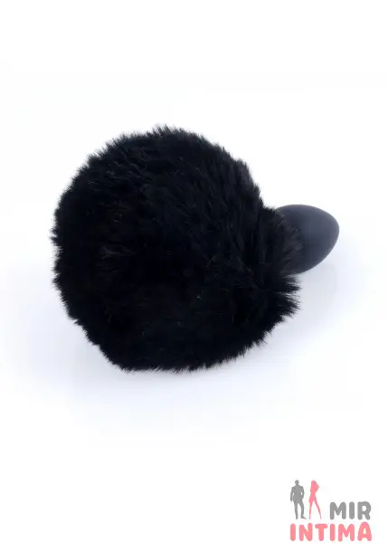 Силиконовая анальная пробка Bunny Tail, 6,5х2,7 см - 2 Силиконовая анальная пробка Bunny Tail, 6,5х2,7 см - 2