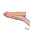 Рельефная насадка с удлинением на 4 см X-tender series - 1 Рельефная насадка с удлинением на 4 см X-tender series - 1