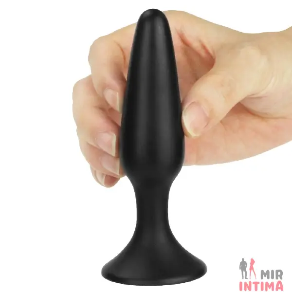 Анальная пробка LURE ME Silicone, размер S, 11,5х2,7см - 7