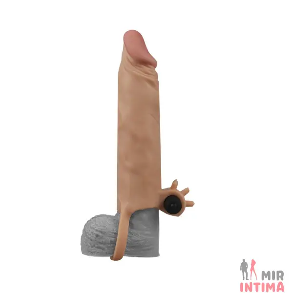 Насадка с вибропулей и эрекционным кольцом от LoveToy 19х3,8 - 4 Насадка с вибропулей и эрекционным кольцом от LoveToy 19х3,8 - 4