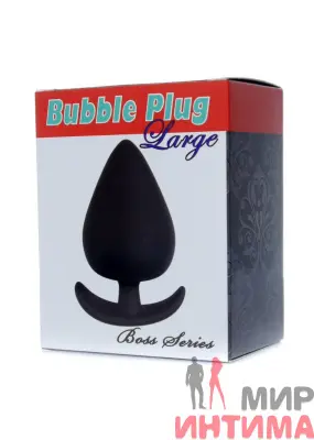 Анальная пробка Bubble Plug Large, 9,5х5см