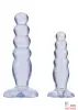 Набор анальных пробок Crystal Jellies, гелевый - 2 Набор анальных пробок Crystal Jellies, гелевый - 2