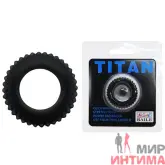 Эрекционное кольцо " Titan Cocck Ring Black" 