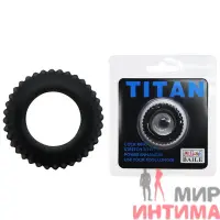 Эрекционное кольцо " Titan Cocck Ring Black" 