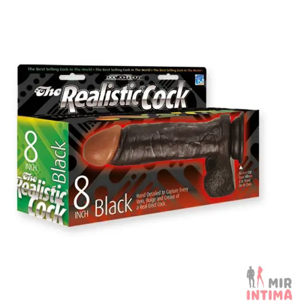 Фаллоимитатор The Realistic Cock 8 Inch, 18x4,5 см - 1 Фаллоимитатор The Realistic Cock 8 Inch, 18x4,5 см - 1