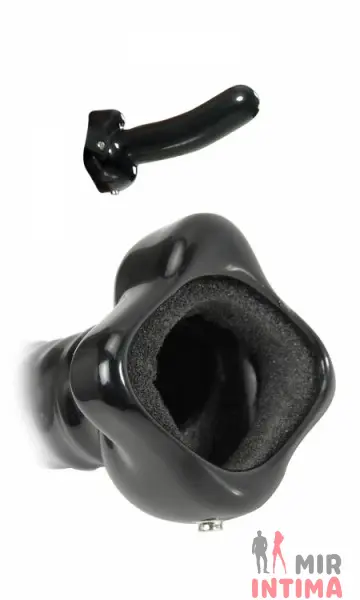 Полый страпон в черном цвете Fetish Fantasy Cumfy Hollow Strap On № 1, 18,5х4,5 см - 3 Полый страпон в черном цвете Fetish Fantasy Cumfy Hollow Strap On № 1, 18,5х4,5 см - 3