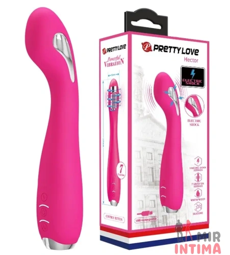 Женский-вибратор-точки-G-Вибратор «HECTOR G-SPOT VIBRATOR» с электростимуляцией от Pretty Love