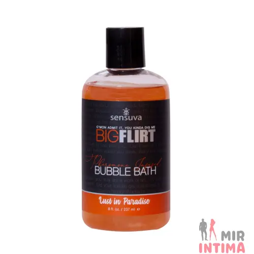 Пена для ванны Sensuva — Big Flirt Pheromone Bubble Bath — Lust in Paradise, 237 мл