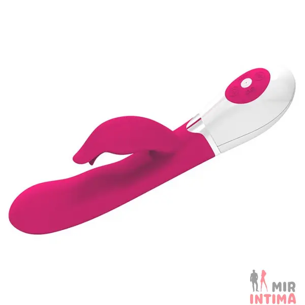 MIBI-014223-Женский-стимулятор-клитора - 1 Женский-стимулятор-клитора-Вибромассажёр с клиторальным отростком - лепесток "FELIX" - 1