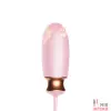 Женская-вибропуля-Виброяйцо с ДУ и функцией подогрева «Vibrating Silicone Love EGG» - 10