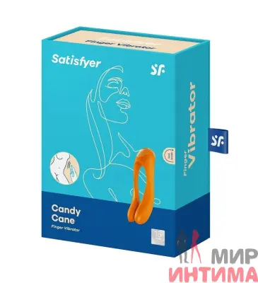Гелевый-и-силиконовый-женский-вибратор-Универсальный вибростимулятор Satisfyer Candy Cane 
