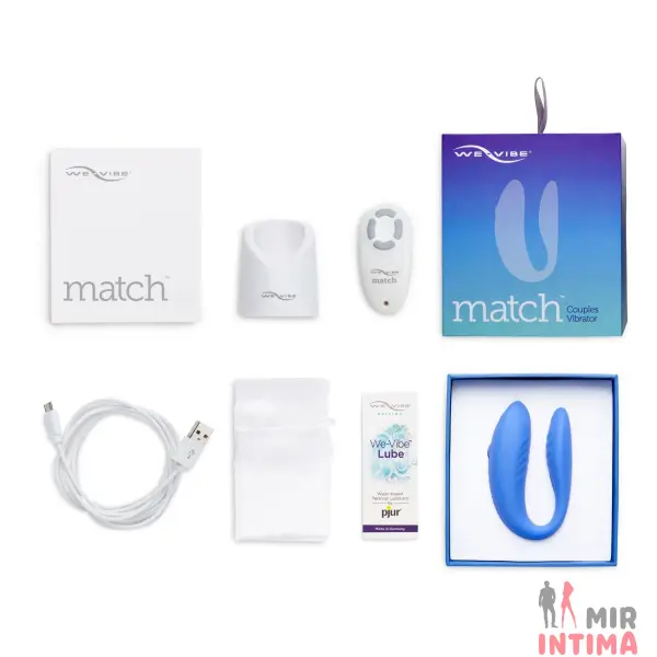 Женский-вибратор-We-Vibe-Парный вибратор We-Vibe Match с пультом ДУ - 11