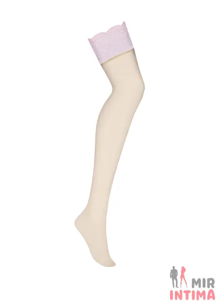 Чулки под пояс Obsessive GIRLLY, 15 den - 4