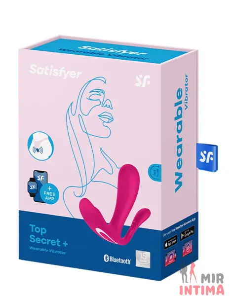 Двойной смарт-вибратор Satisfyer Top Secret+  - 6