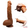 Фаллоимитатор на присоске JASON 9,4'' Brown, 25,2х4,1 см - 2 Фаллоимитатор на присоске JASON 9,4'' Brown, 25,2х4,1 см - 2