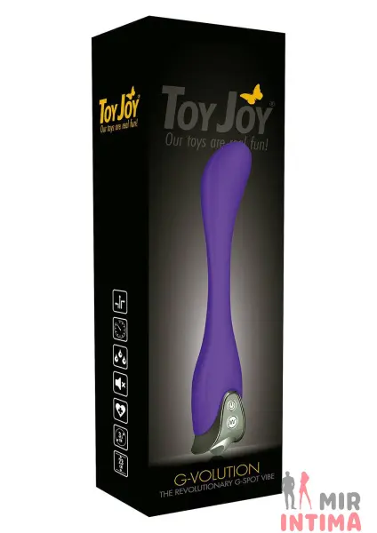 Женский-вибратор-точки-G-Вибратор для точки G ToyJoy G-Volution, 23x3,5 см - 1