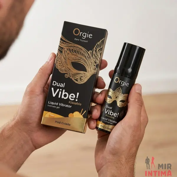 Жидкий вибратор DUAL VIBE - PINA COLADA, 15 мл - 4 Жидкий вибратор DUAL VIBE - PINA COLADA, 15 мл - 4
