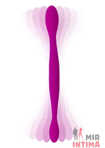 Гелевый-и-силиконовый-женский-вибратор-Toy Joy Infinity Double Dildo - двусторонний силиконовый вибратор.