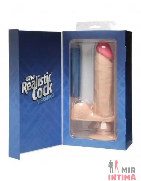 Реалистичный-женский-вибратор-Реалистичный вибратор The Realistic Cock, 23,6х5 см - 1