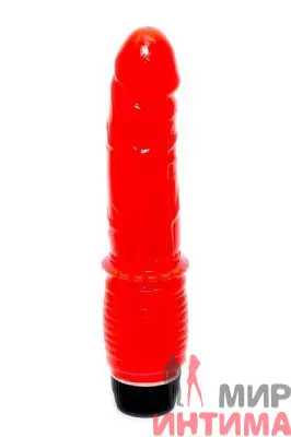 Вибратор Jellypink, гелевый, 17X3,5 см
