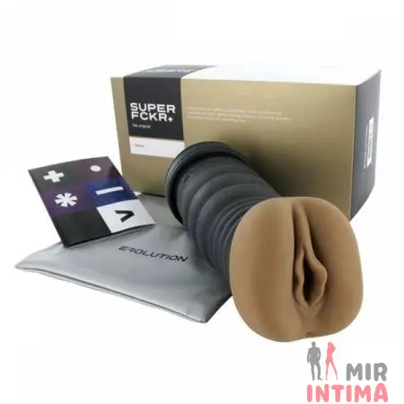 Мастурбатор Erolution Super Fckr+ Black, 16X6 см Мастурбатор Erolution Super Fckr+ Black, 16X6 см