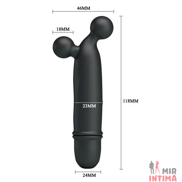 MIBI-014535-4-Гелевый-и-силиконовый-женский-вибратор - 5 Гелевый-и-силиконовый-женский-вибратор-Вибромассажер с асимметричной головкой "GODDARD" от Pretty Love - 5