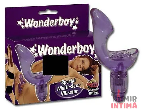 Женский-вибратор-точки-G-Вагинально-клиторальный вибратор Wonderboy, 14X2 см