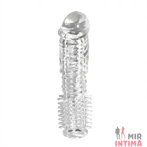 Насадка для пениса Super Stretch Silicone Sleeve Thee Z