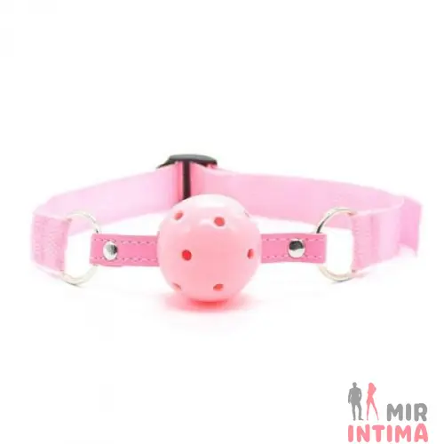 Розовый пластиковый кляп от Toyz4Lovers Розовый пластиковый кляп от Toyz4Lovers