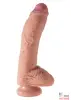 Фаллоимитатор двойной плотности King Cock Plus 10" Fat, 205 х 53 мм - 2