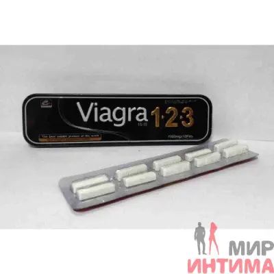 Пігулки Viagra 1-2-3, (ціна вказана за 1 шт)