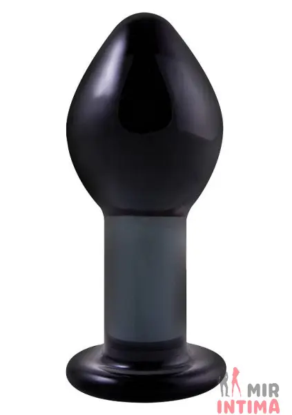 Анальная пробка Crystal Premium, стеклянная, 10X4 см - 1