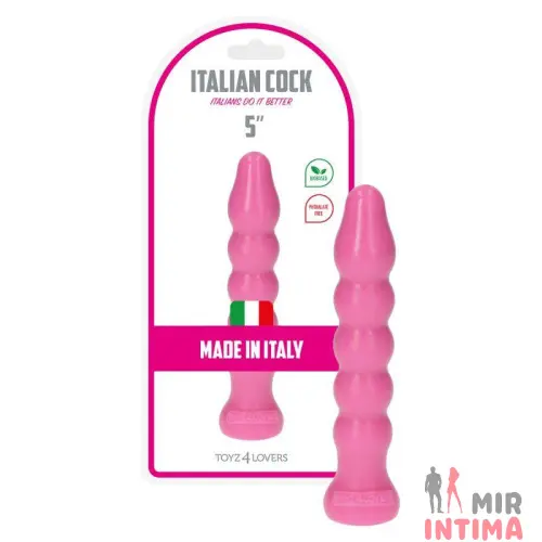 Анальный стимулятор с рельефным телом Italian Cock 5” Анальный стимулятор с рельефным телом Italian Cock 5”