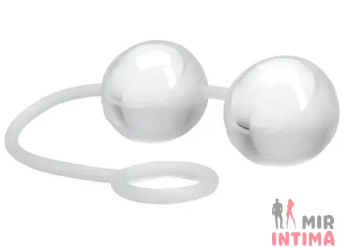 Вагинальные шарики из стекла Climax® Kegels Ben Wa Balls with Silicone Strap Вагинальные шарики из стекла Climax® Kegels Ben Wa Balls with Silicone Strap