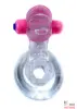 Эрекционное вибро-кольцо Tongue Vibro Cock Ring - 1