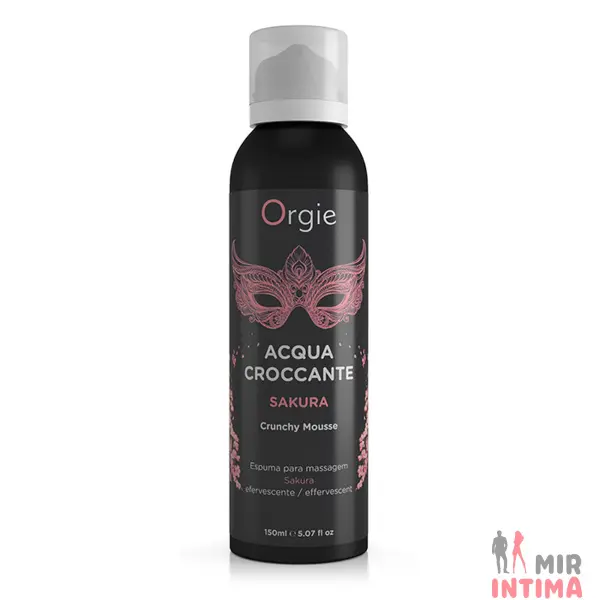 Увлажняющая массажная пенка Acqua Croccante Mousse Sakura, 150 мл