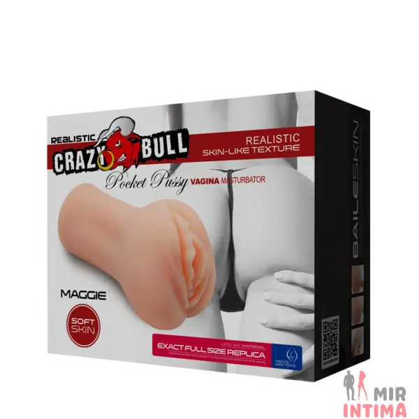 Мастурбатор-вагина MAGGIE от Crazy Bull - 1 Мастурбатор-вагина MAGGIE от Crazy Bull - 1