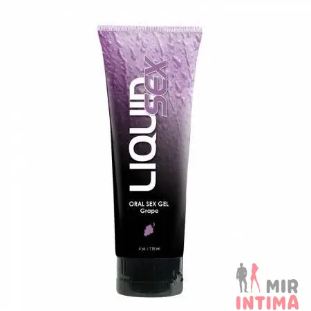 Оральный лубрикант Liquid Sex, виноград, 113 г. Оральный лубрикант Liquid Sex, виноград, 113 г.