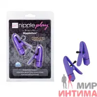 Женский-стимулятор-груди-Пластиковые зажимы для сосков Nipplettes Purple
