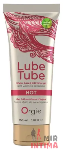 Согревающий лубрикант на водной основе Lube Tube, 150 мл
