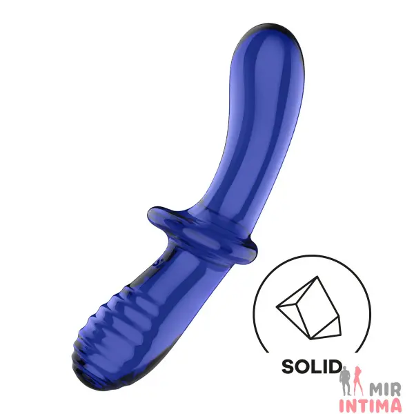 Двойной стеклянный фаллос Satisfyer Double Crystal - 2