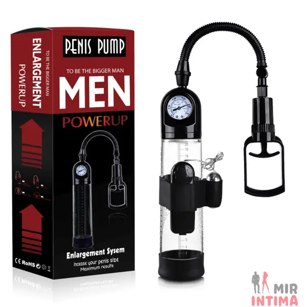 Вакуумная помпа с вибрацией и тонометром Powerpump MASTER Vibrating - 1 Вакуумная помпа с вибрацией и тонометром Powerpump MASTER Vibrating - 1