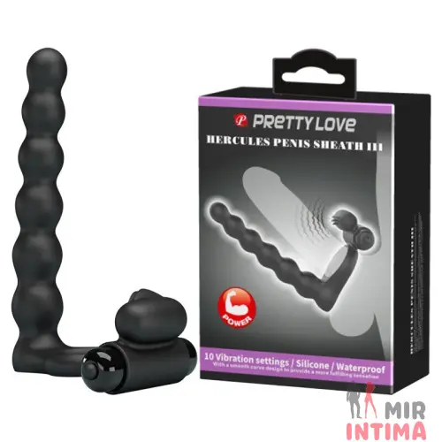 Насадка двойного проникновения PRETTY LOVE - Hercules Penis Sheath III Насадка двойного проникновения PRETTY LOVE - Hercules Penis Sheath III
