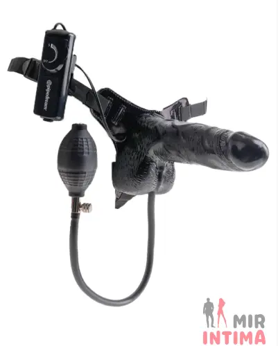 Надувной страпон с пультом Fetish Fantasy Series Inflatable Vibrating 6, 13,4х4,8 см Надувной страпон с пультом Fetish Fantasy Series Inflatable Vibrating 6, 13,4х4,8 см